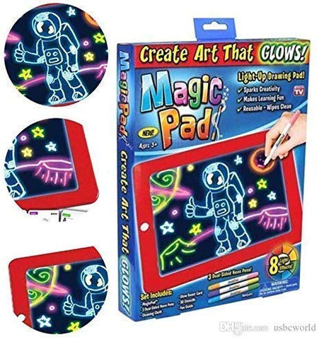 Image of Tableau à dessiner Magic Pad avec nombreux accessoires