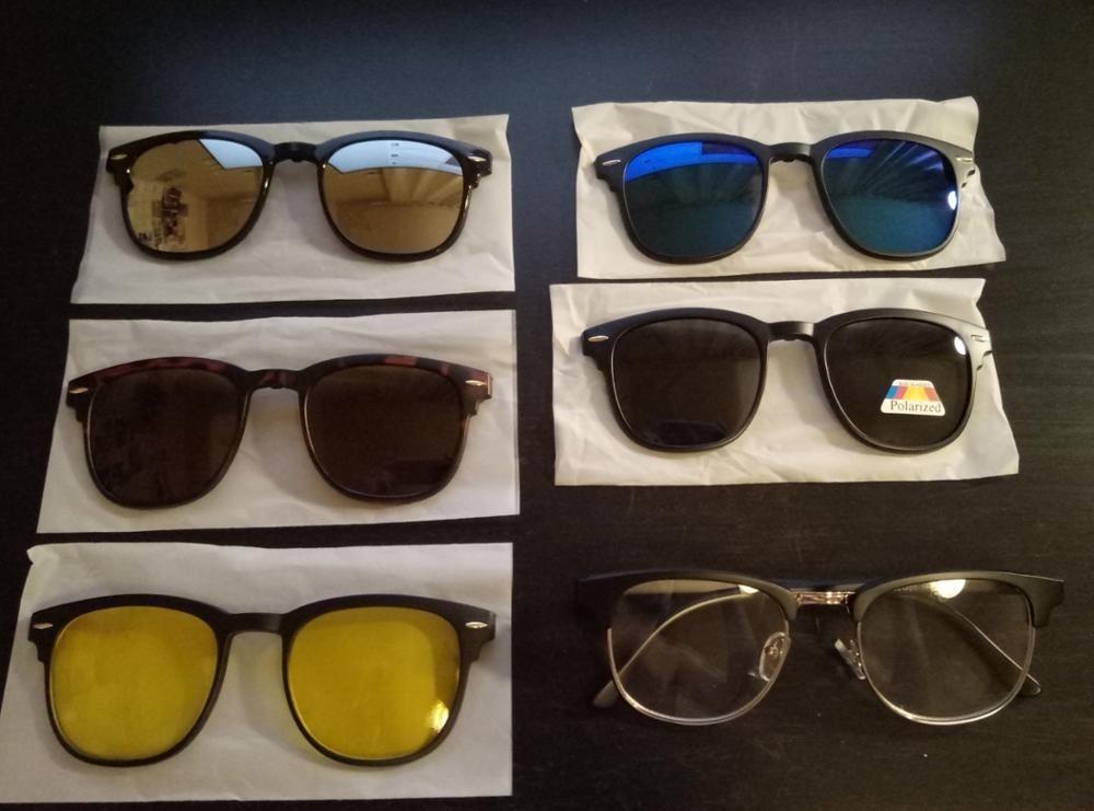 ENSEMBLE LUNETTES DE SOLEIL 6 en 1